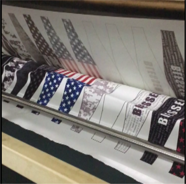 The yoga pants factory and its customers love the customized the digital printing heat sublimation transfer process